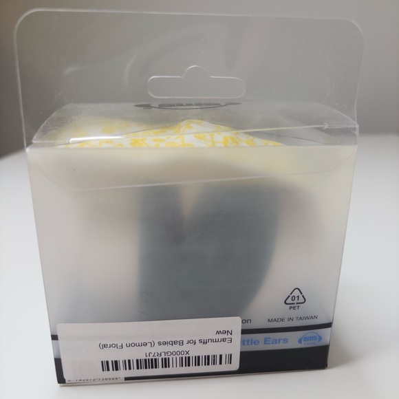 Em's 4 Bubs Yellow Floral Headband Adjustable Noise Reducing Protective Ear Muff - Picture 3 of 10